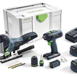 Festool baterijski zavijač/bušilica T 18+3 i baterijska ubodna pila PSC 420 Li I-set