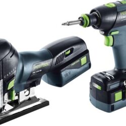 Festool baterijski zavijač/bušilica T 18+3 i baterijska ubodna pila PSC 420 Li I-set