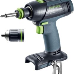 Festool baterijski zavijač/bušilica bez baterije i punjača T 18+3 Li-Basic