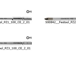 Festool bit PZ 100 mm Centrotec