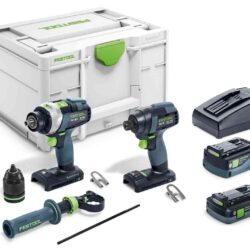 Festool set imp. zavijač i bušilica baterijski TID 18 5,0/4,0-Set TPC 18/4