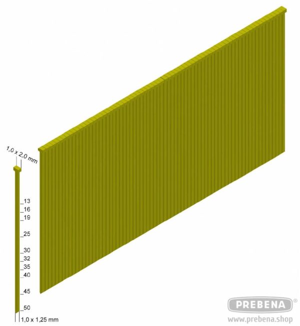 Prebena pocinčani čavli obloženi smolom J19CNKHA (10.000 kom)