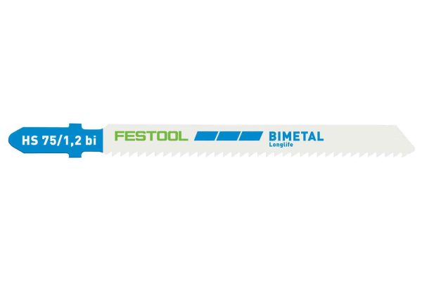 Festool List ubodne pile METALNI ČELIK/NERĐAJUĆI ČELIK HS 75/1,2 BI/5
