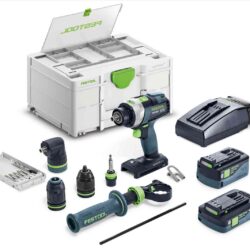 Festool baterijska udarna bušilica QUADRIVE TPC 18/4 18/4 5,0/4,0 I-Set/XL