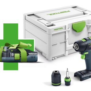 Festool baterijska bušilica T 18+3-Basic-4,0