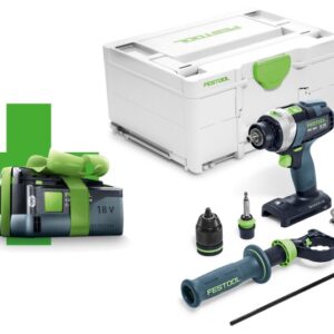 Festool baterijska udarna bušilica QUADRIVE TPC 18/4 I-Basic-5,0